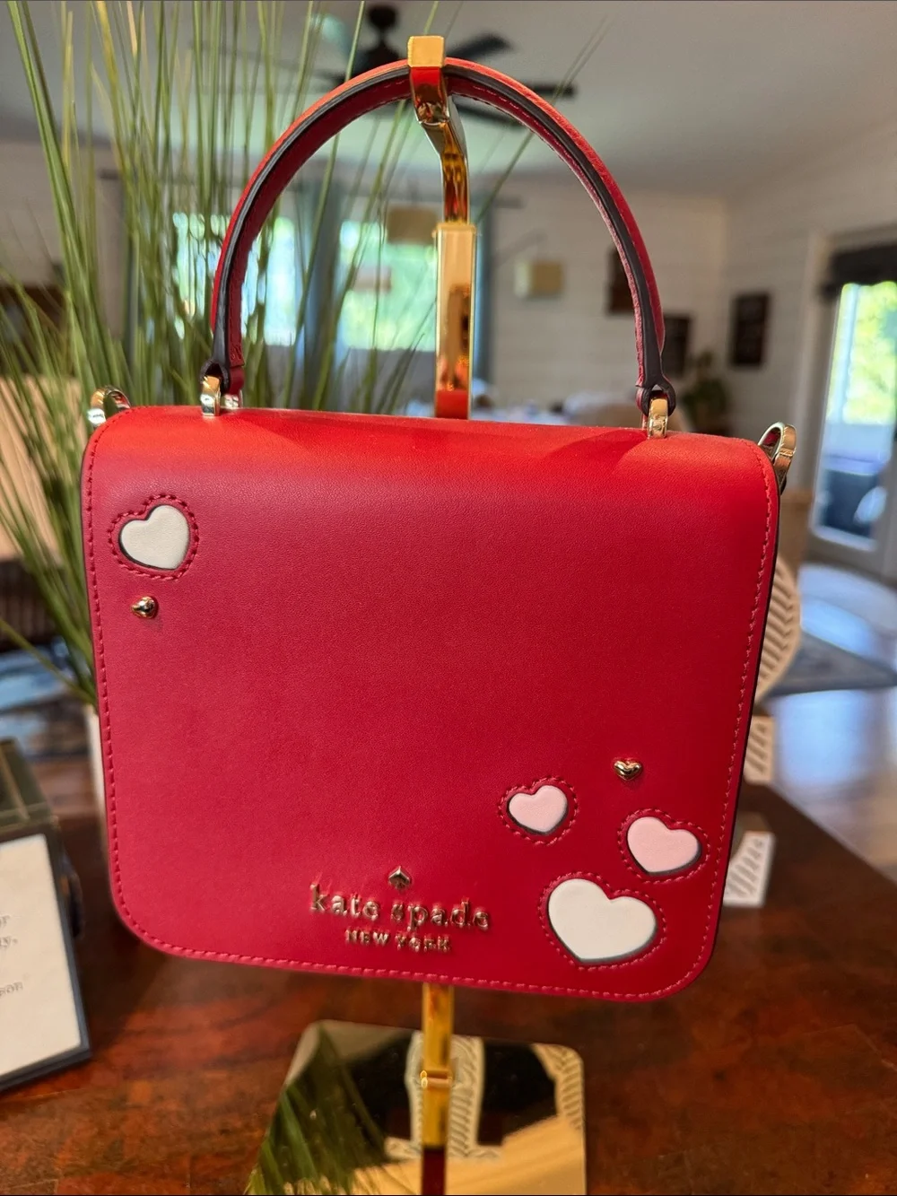 Kate Spade New York Staci Sweet Heart Square Crossbody Bag